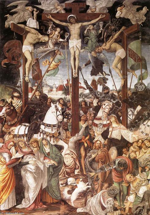 Wikioo.org - The Encyclopedia of Fine Arts - Painting, Artwork by Gaudenzio Ferrari - Crucifixion