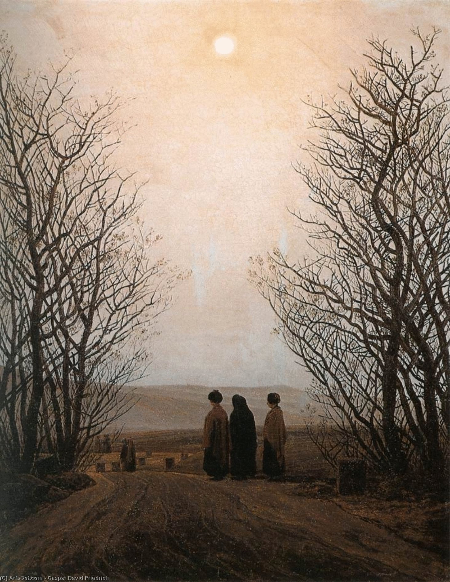 Wikioo.org - The Encyclopedia of Fine Arts - Painting, Artwork by Caspar David Friedrich - Easter Morning