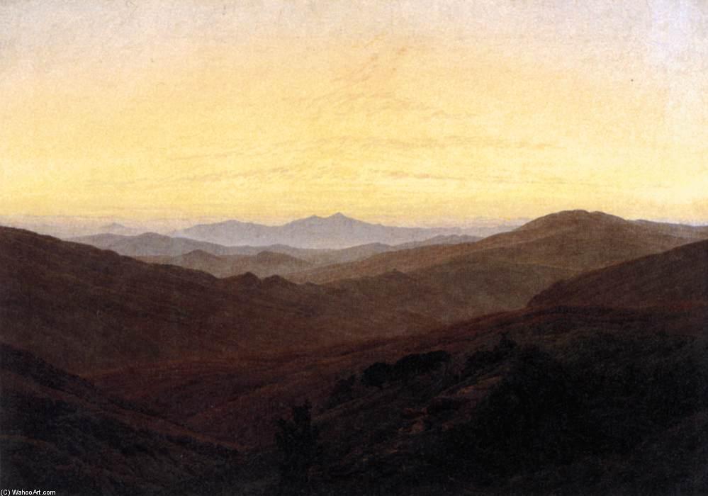 WikiOO.org - 백과 사전 - 회화, 삽화 Caspar David Friedrich - The Riesengebirge