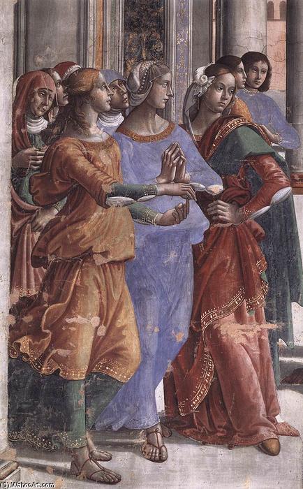 Wikioo.org - The Encyclopedia of Fine Arts - Painting, Artwork by Domenico Ghirlandaio - Presentation of the Virgin at the Temple (detail) (10)