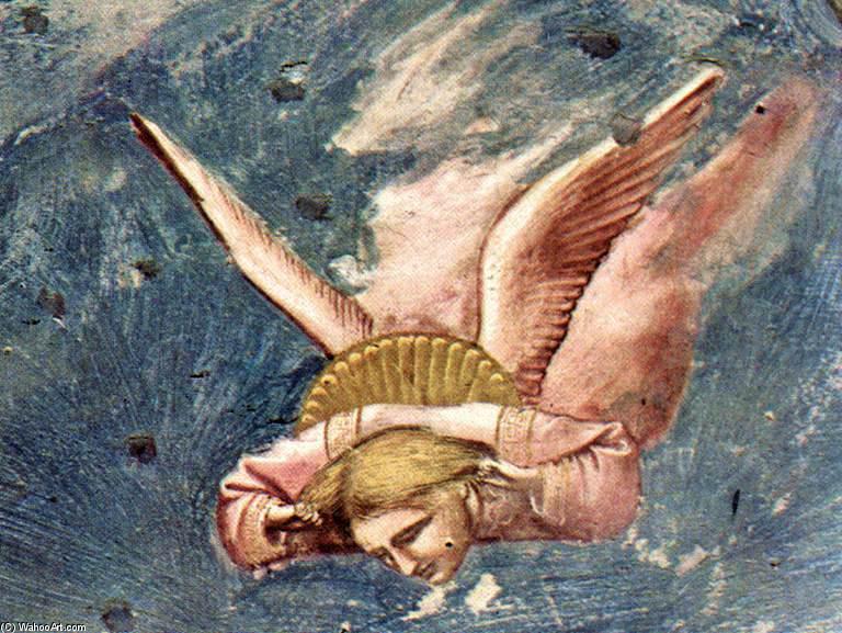 Wikioo.org - Bách khoa toàn thư về mỹ thuật - Vẽ tranh, Tác phẩm nghệ thuật Giotto Di Bondone - Scenes from the Life of Christ: 20. Lamentation (detail) (19)