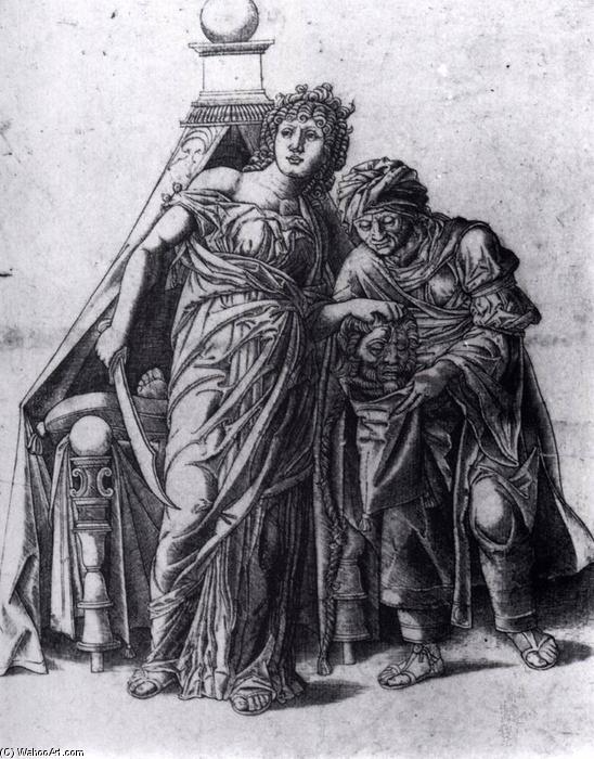 WikiOO.org - Encyclopedia of Fine Arts - Målning, konstverk Giovanni Antonio Da Brescia - Judith with the Head of Holofernes