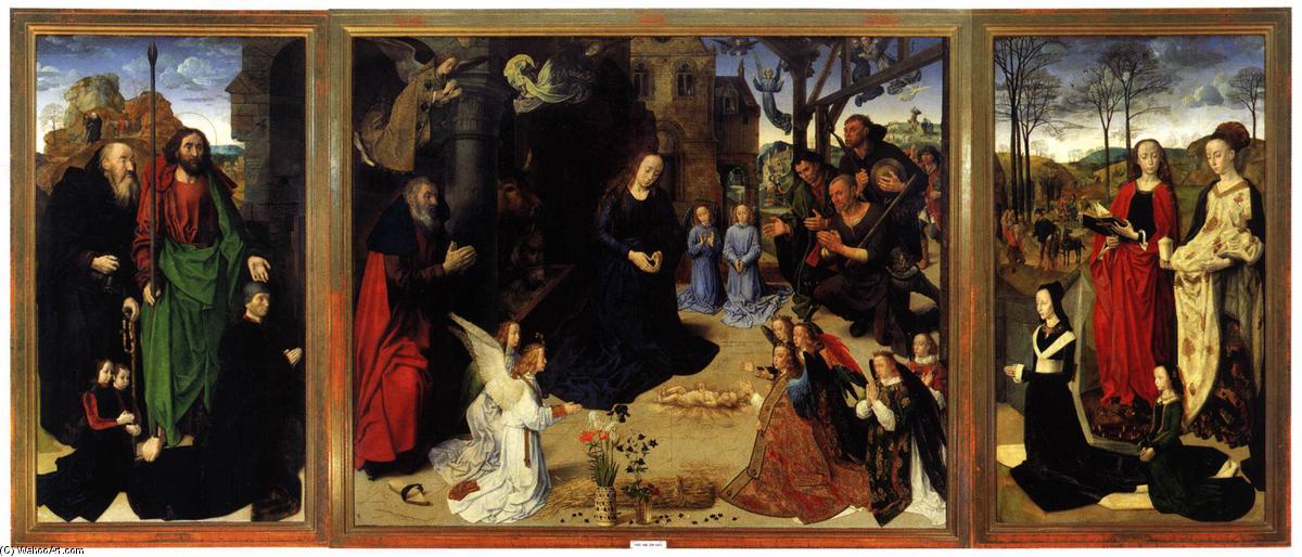Wikioo.org - The Encyclopedia of Fine Arts - Painting, Artwork by Hugo Van Der Goes - Portinari Triptych (10)