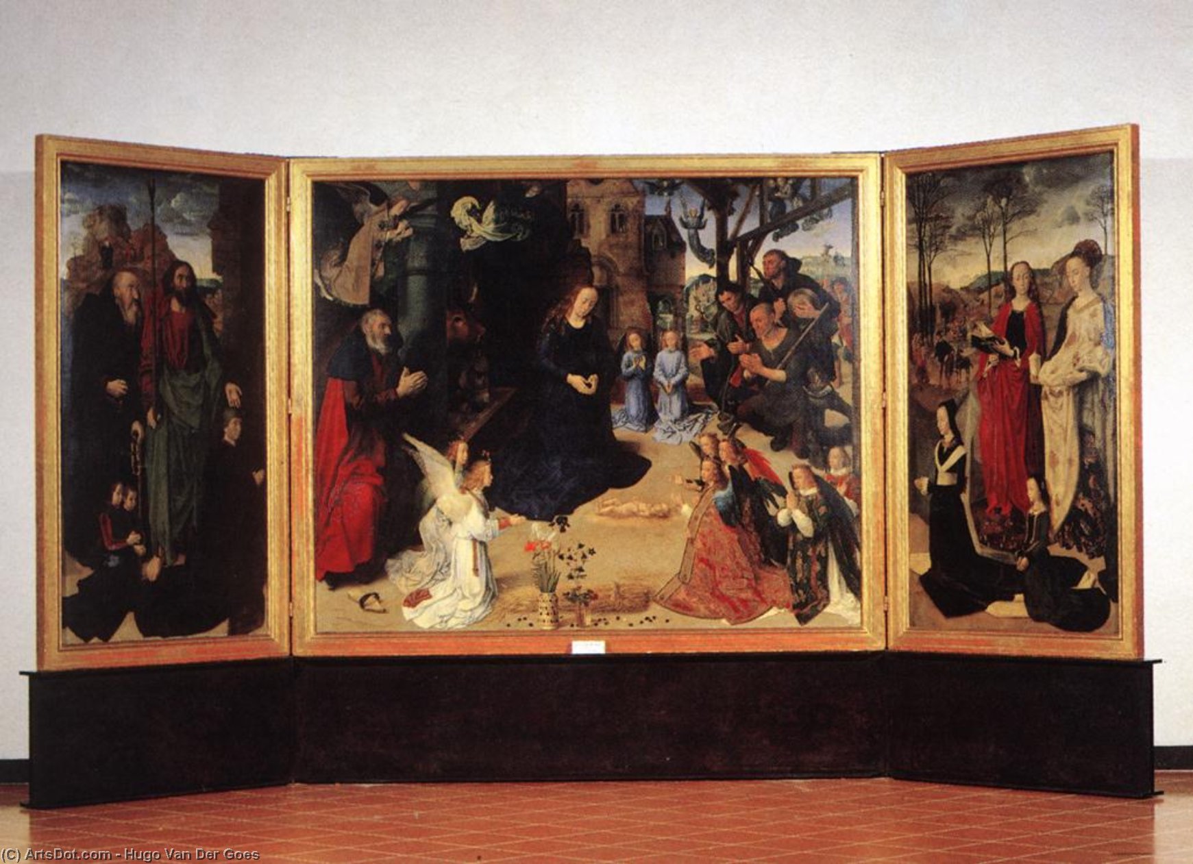 Wikioo.org - The Encyclopedia of Fine Arts - Painting, Artwork by Hugo Van Der Goes - Portinari Triptych (12)