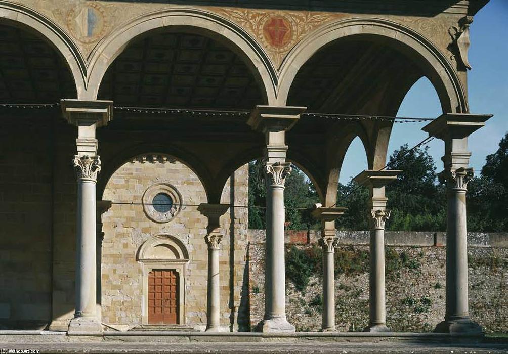 Wikioo.org – L'Enciclopedia delle Belle Arti - Pittura, Opere di Benedetto Da Maiano - Portico (particolare)