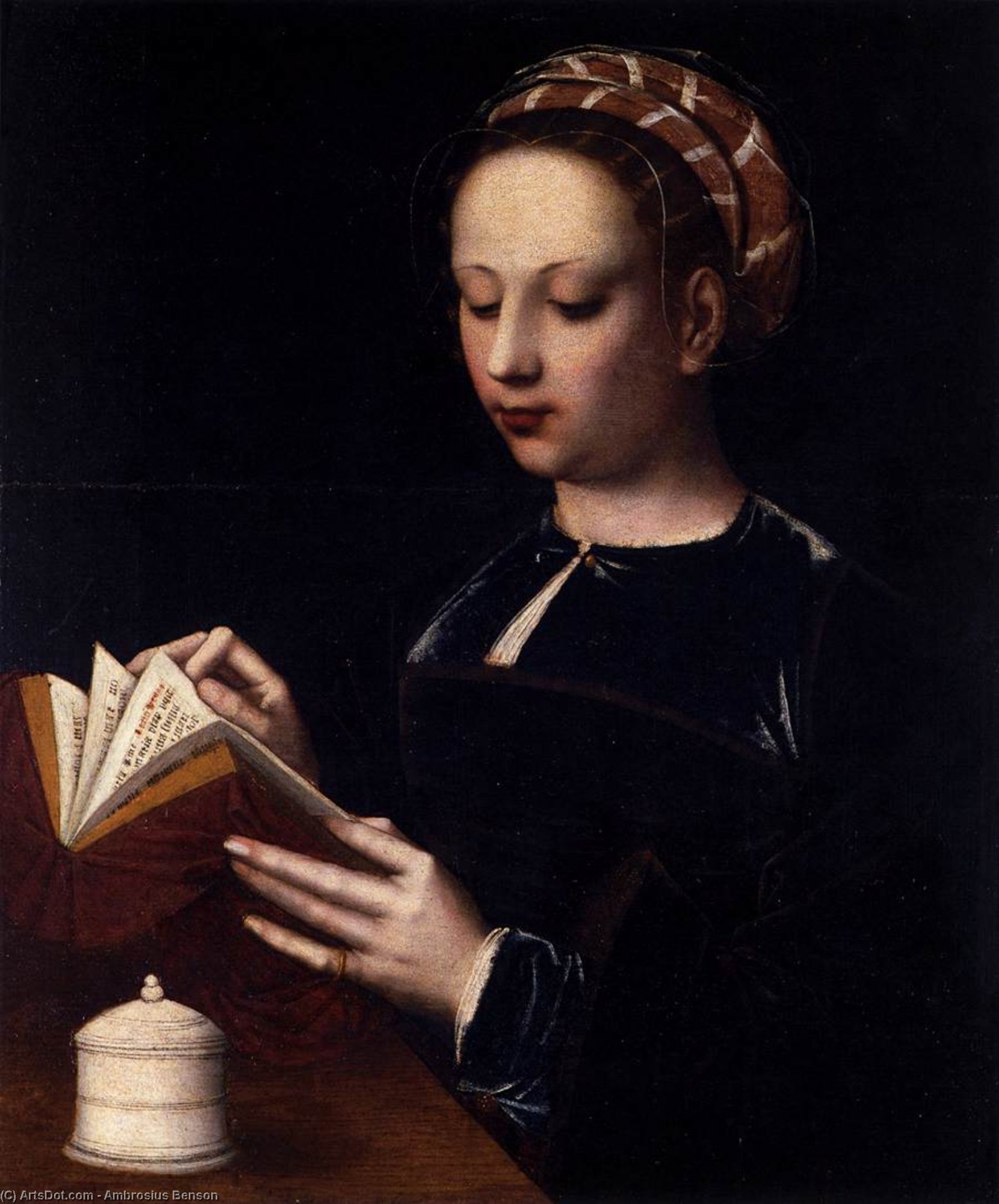 Wikioo.org - The Encyclopedia of Fine Arts - Painting, Artwork by Ambrosius Benson - Mary Magdalene