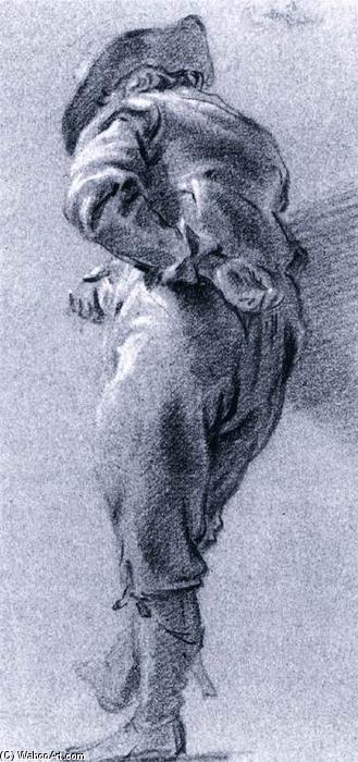 WikiOO.org - Encyclopedia of Fine Arts - Lukisan, Artwork Nicolaes Berchem - A Standing Shepherd