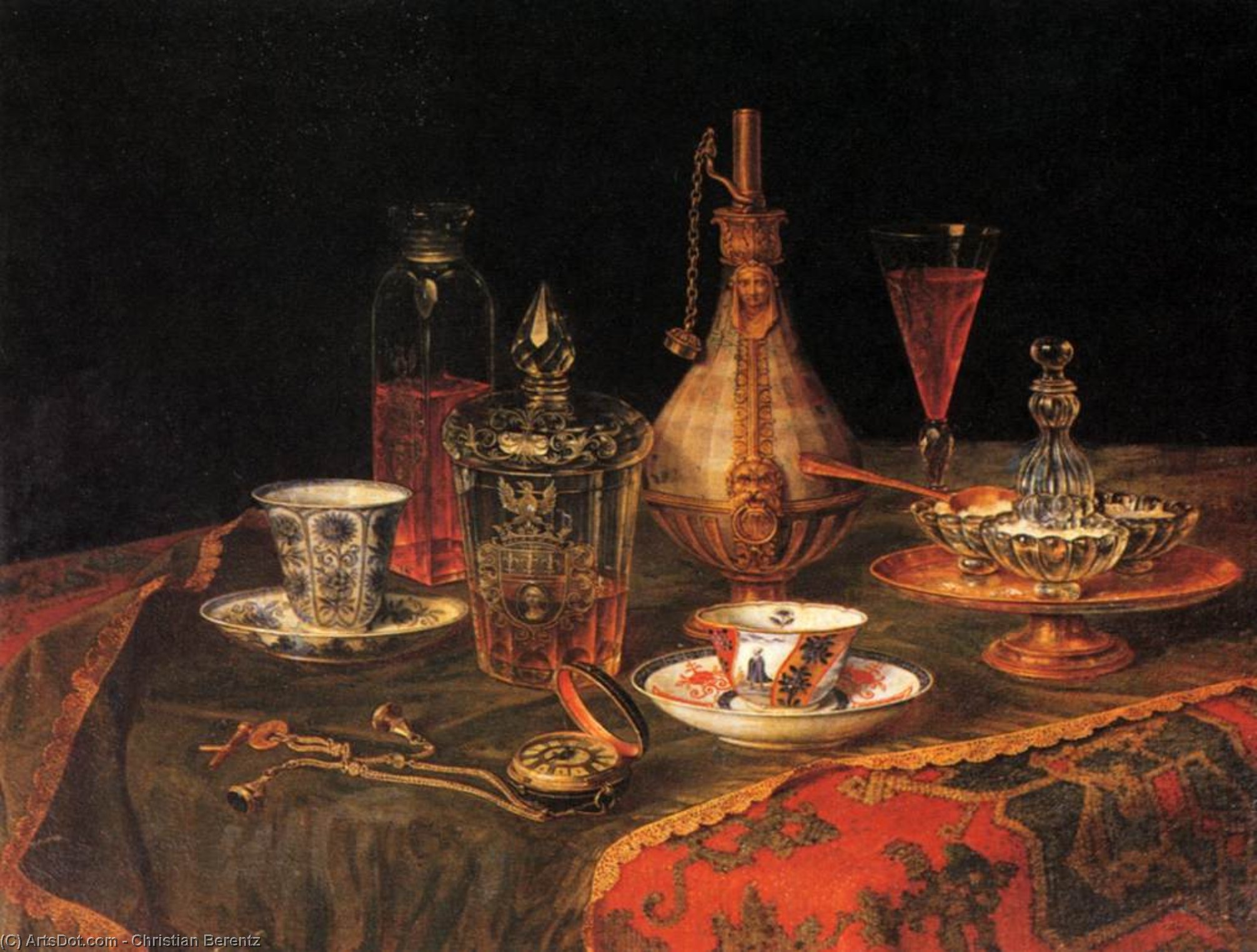 Wikioo.org - The Encyclopedia of Fine Arts - Painting, Artwork by Christian Berentz - Still-Life