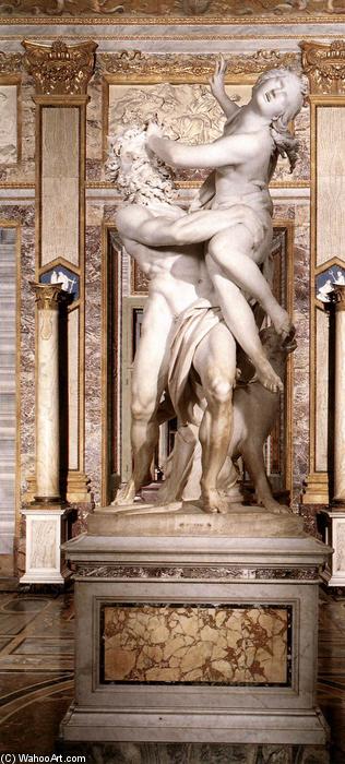Wikioo.org – L'Enciclopedia delle Belle Arti - Pittura, Opere di Gian Lorenzo Bernini - Ratto di Proserpina