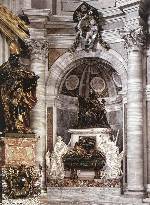 WikiOO.org - 백과 사전 - 회화, 삽화 Gian Lorenzo Bernini - Tomb of Pope Urban VIII