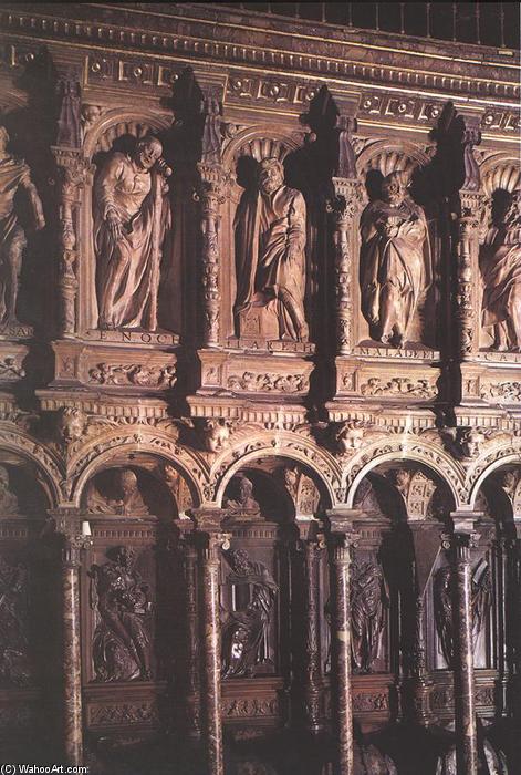 Wikioo.org - The Encyclopedia of Fine Arts - Painting, Artwork by Alonso Gonzalez De Berruguete - Choir-stall (detail)