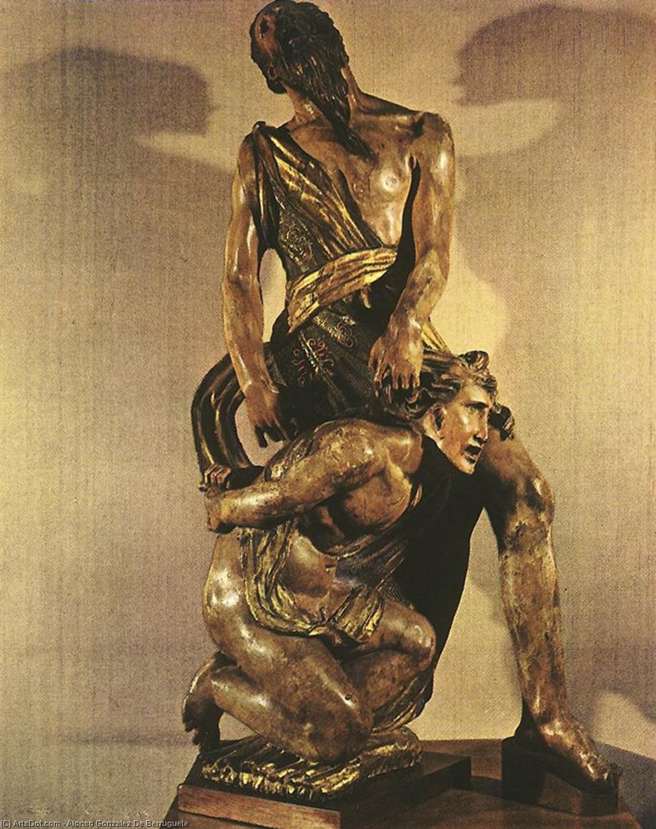 WikiOO.org - Енциклопедия за изящни изкуства - Живопис, Произведения на изкуството Alonso Gonzalez De Berruguete - The Sacrifice of Isaac