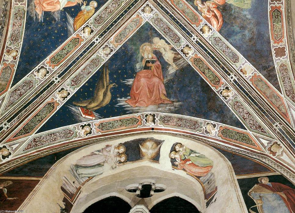 Wikioo.org – L'Enciclopedia delle Belle Arti - Pittura, Opere di Bicci Di Lorenzo - I Quattro Evangelisti particolare