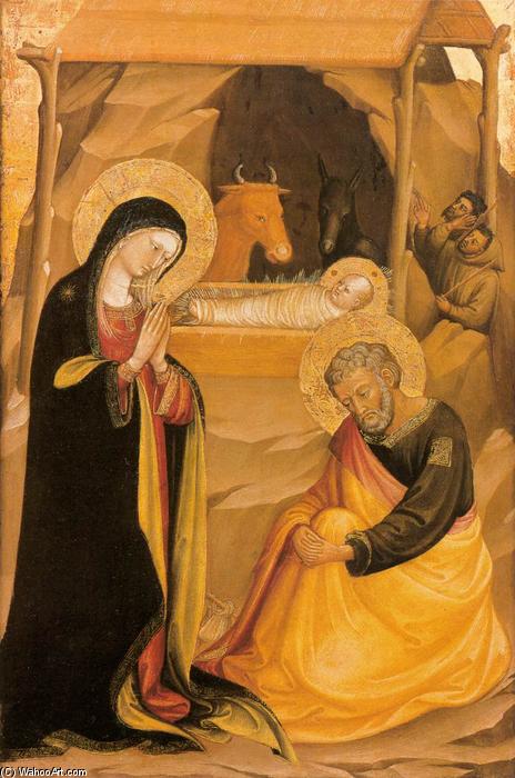 WikiOO.org - Εγκυκλοπαίδεια Καλών Τεχνών - Ζωγραφική, έργα τέχνης Bicci Di Lorenzo - The Nativity