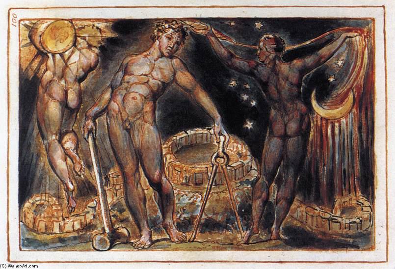 Wikioo.org - The Encyclopedia of Fine Arts - Painting, Artwork by William Blake - Los