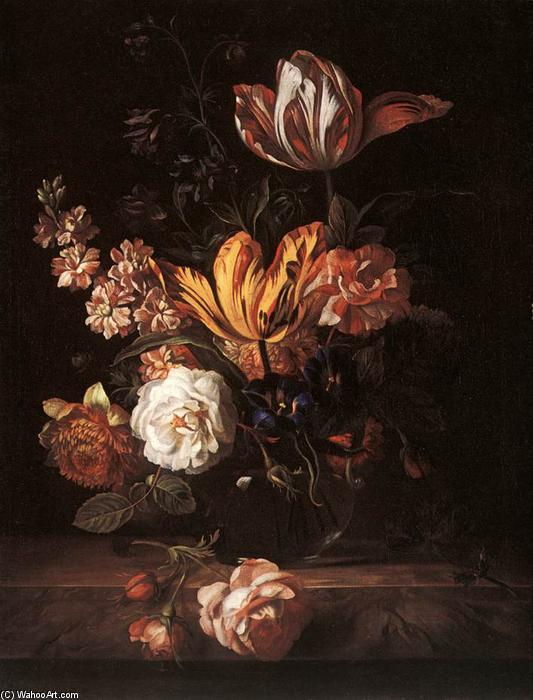 Wikioo.org - The Encyclopedia of Fine Arts - Painting, Artwork by Jakob Bogdany - Flower Still-life