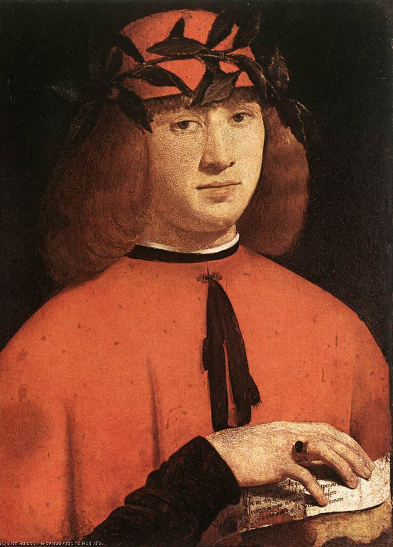 WikiOO.org - Encyclopedia of Fine Arts - Maalaus, taideteos Giovanni Antonio Boltraffio - Portrait of Gerolamo Casio
