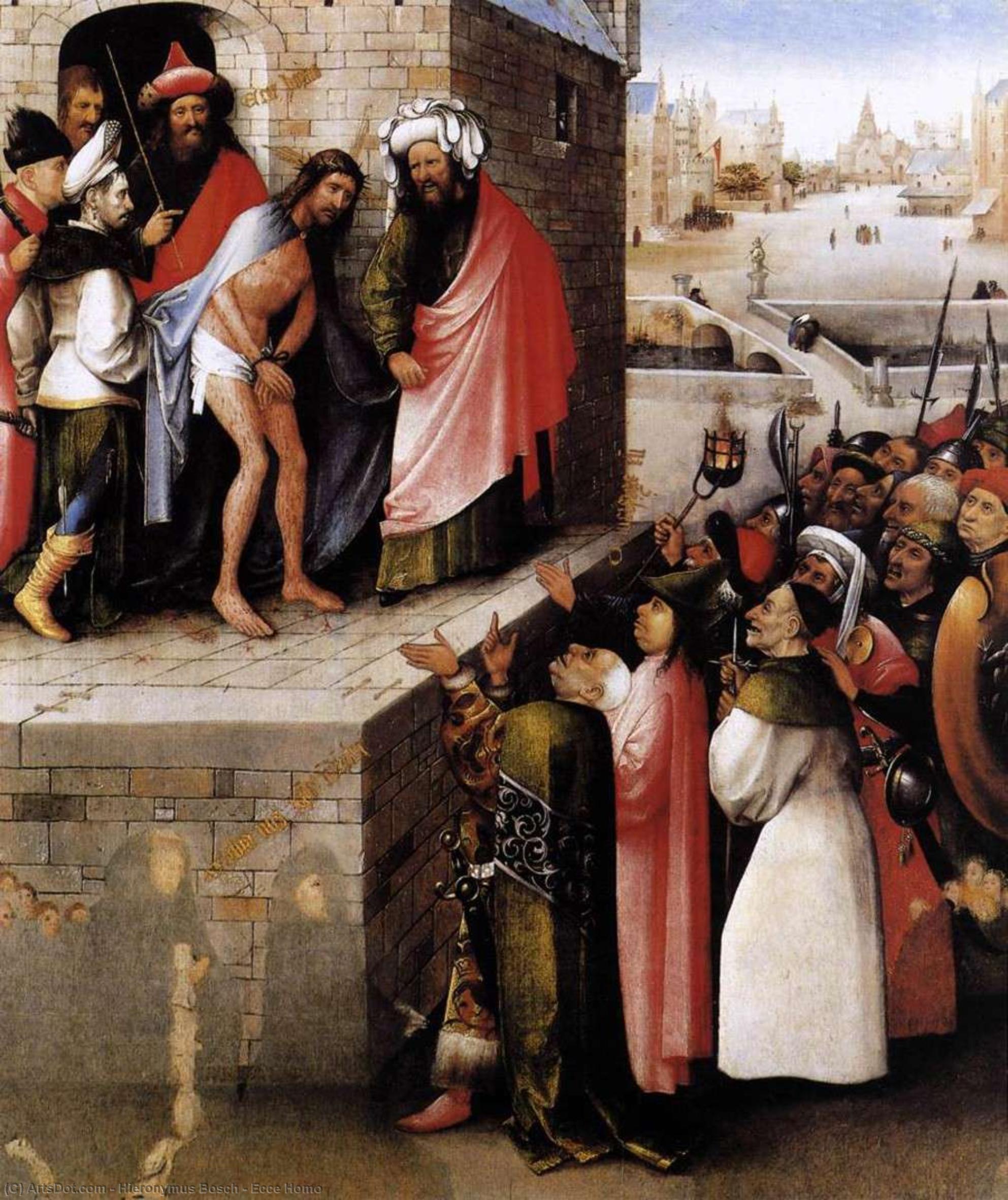 WikiOO.org - Enciclopedia of Fine Arts - Pictura, lucrări de artă Hieronymus Bosch - Ecce Homo