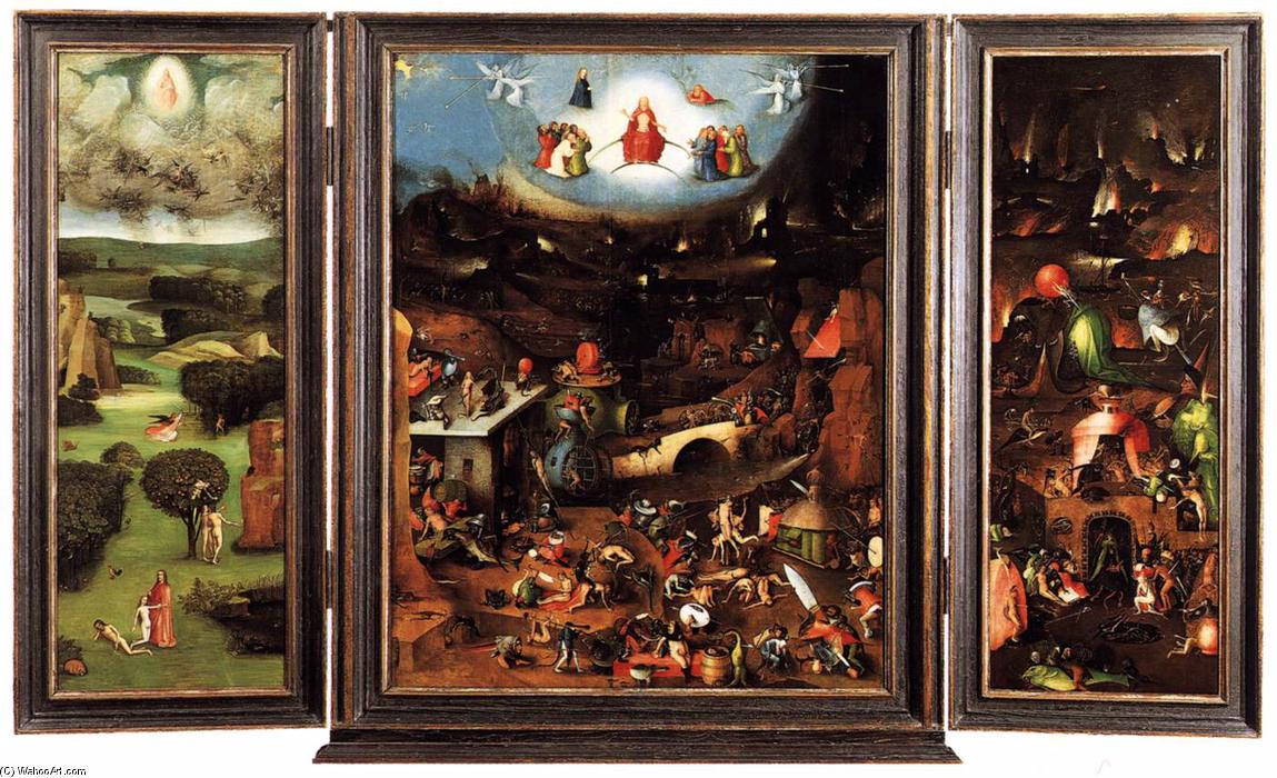 Wikioo.org – L'Encyclopédie des Beaux Arts - Peinture, Oeuvre de Hieronymus Bosch - Jugement Dernier du Triptyque