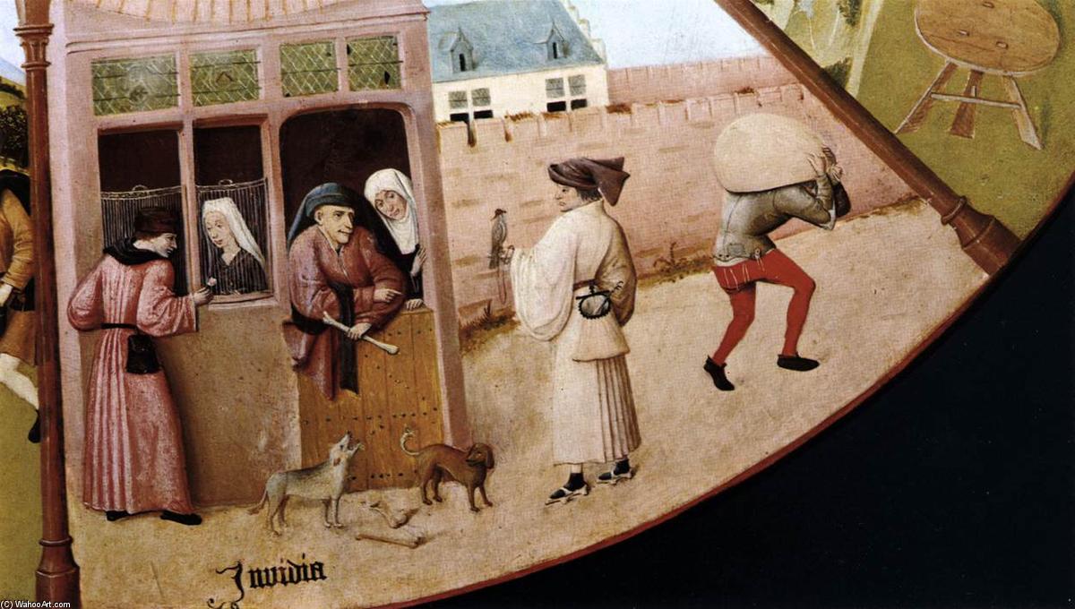 Wikioo.org - สารานุกรมวิจิตรศิลป์ - จิตรกรรม Hieronymus Bosch - The Seven Deadly Sins (detail) (10)