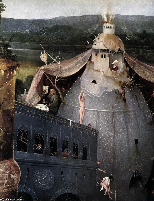 Wikioo.org - The Encyclopedia of Fine Arts - Painting, Artwork by Hieronymus Bosch - Triptych of Temptation of St Anthony (detail) (34)