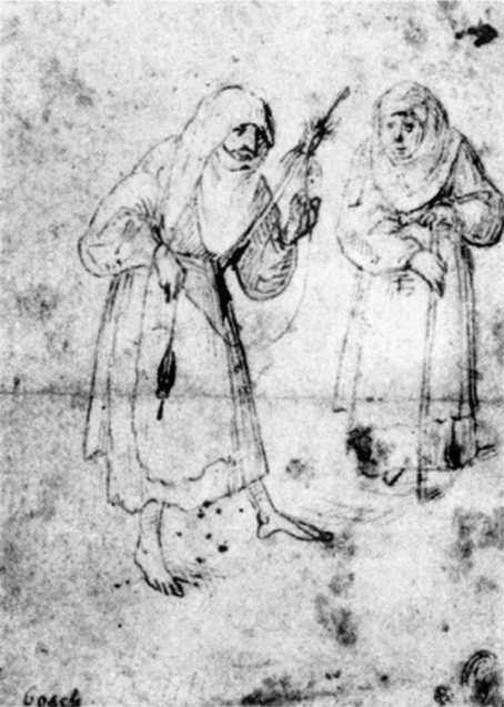 WikiOO.org - Encyclopedia of Fine Arts - Lukisan, Artwork Hieronymus Bosch - Two Witches