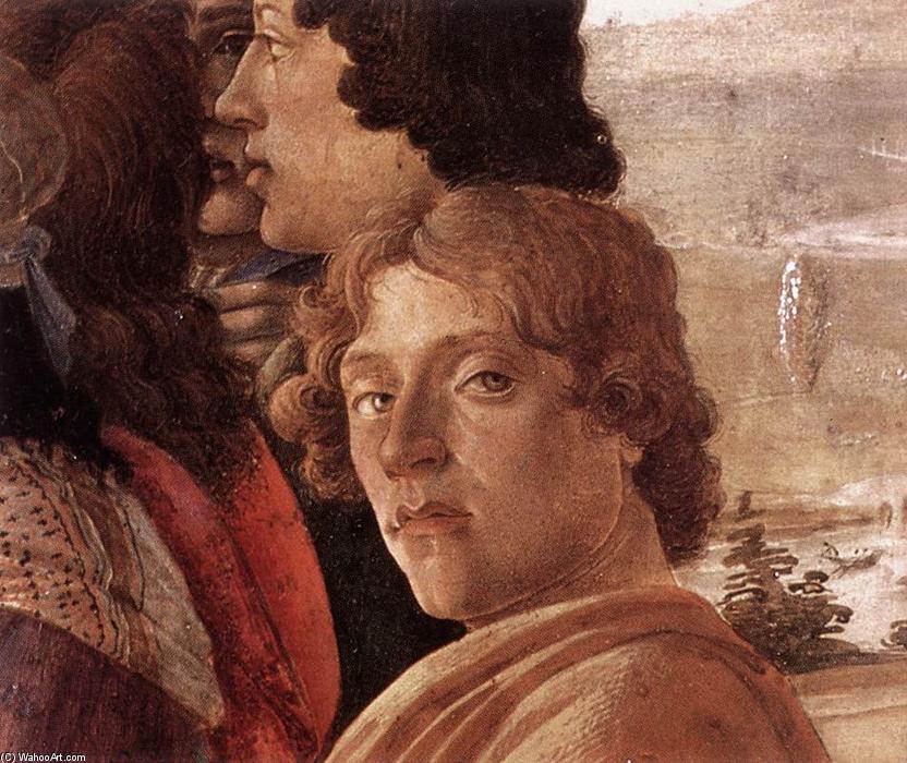 Wikioo.org – L'Enciclopedia delle Belle Arti - Pittura, Opere di Sandro Botticelli - L Adorazione dei Magi particolare  9