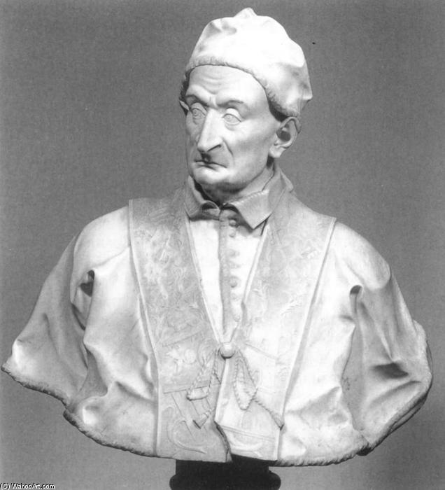 Wikioo.org – La Enciclopedia de las Bellas Artes - Pintura, Obras de arte de Pietro Bracci - Busto del Papa Benedicto XIII