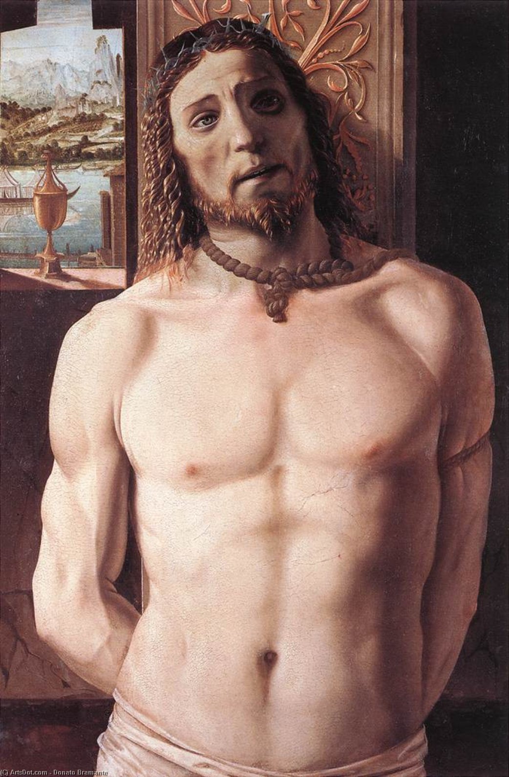 WikiOO.org - Encyclopedia of Fine Arts - Schilderen, Artwork Donato Bramante - Christ at the Column