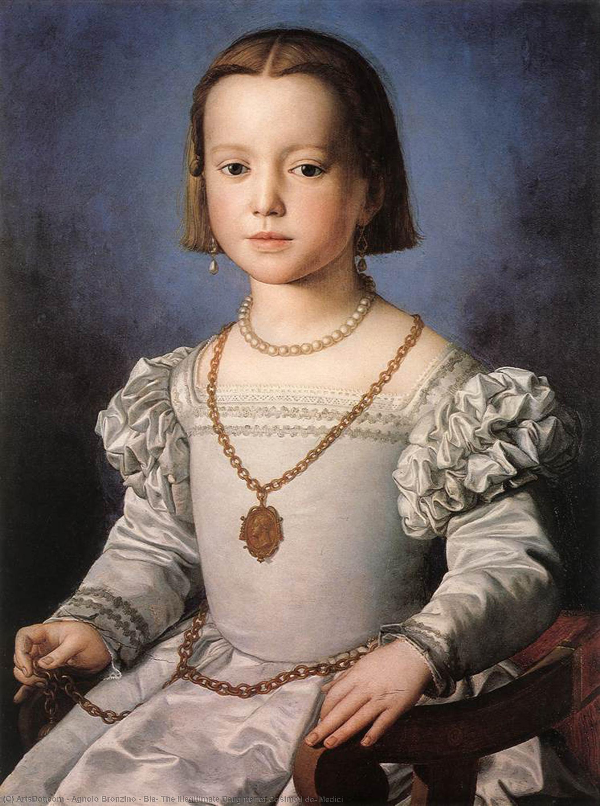 WikiOO.org - Güzel Sanatlar Ansiklopedisi - Resim, Resimler Agnolo Bronzino - Bia, The Illegitimate Daughter of Cosimo I de' Medici