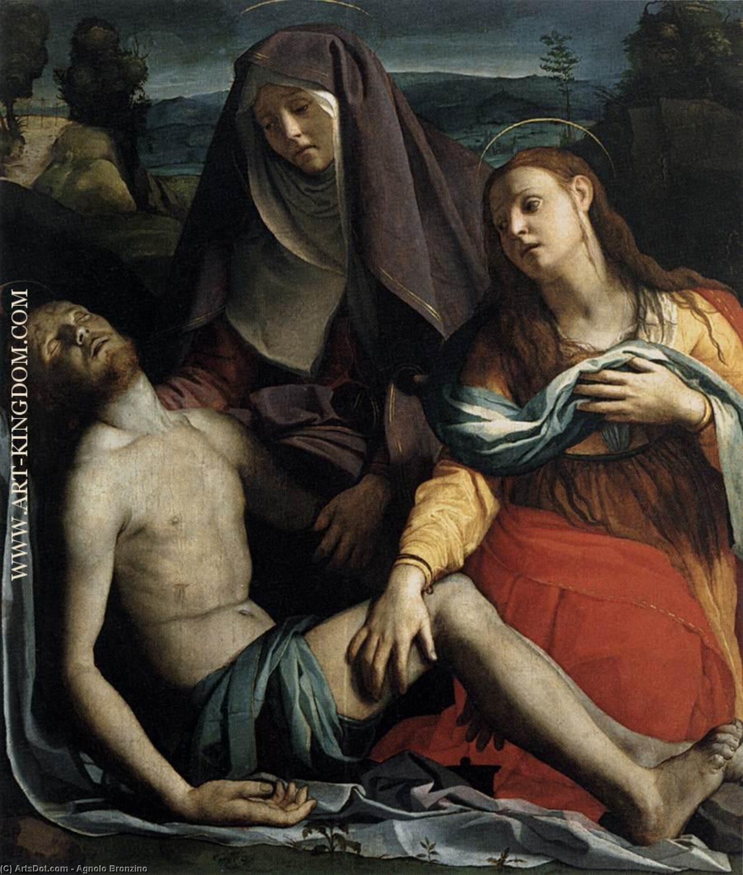 Wikioo.org - The Encyclopedia of Fine Arts - Painting, Artwork by Agnolo Bronzino - Pieta