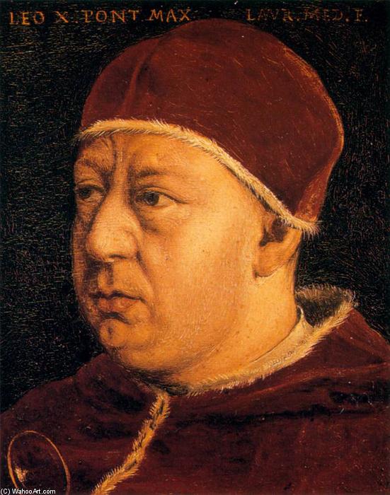 Wikioo.org – La Enciclopedia de las Bellas Artes - Pintura, Obras de arte de Agnolo Bronzino - El Papa León X