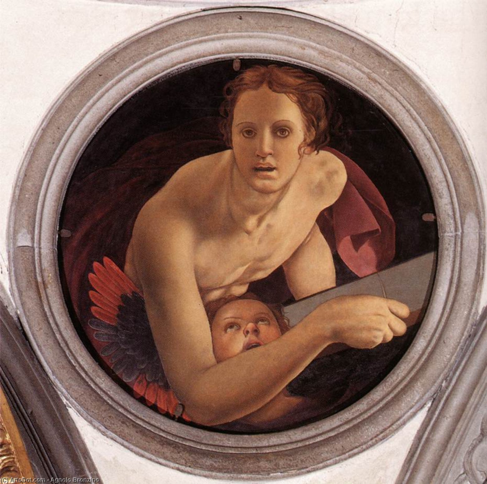Wikioo.org - The Encyclopedia of Fine Arts - Painting, Artwork by Agnolo Bronzino - St Matthew