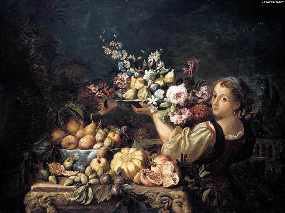 WikiOO.org - Encyclopedia of Fine Arts - Malba, Artwork Abraham Brueghel - Still-Life