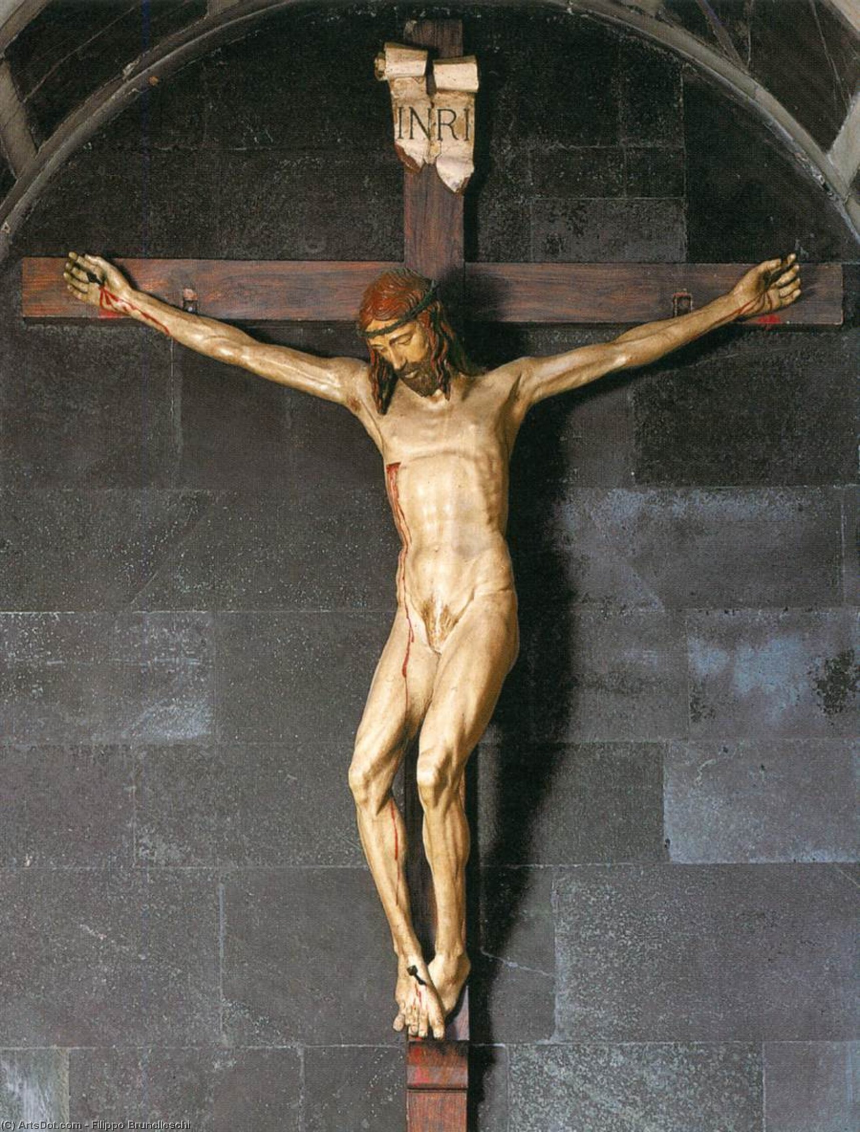 Wikioo.org - The Encyclopedia of Fine Arts - Painting, Artwork by Filippo Brunelleschi - Crucifix