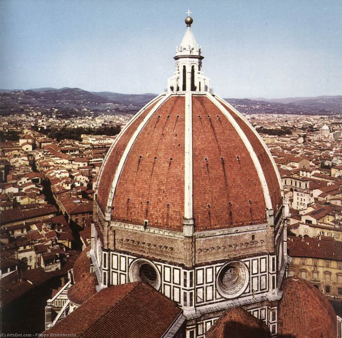 Wikioo.org - Die Enzyklopädie bildender Kunst - Malerei, Kunstwerk von Filippo Brunelleschi - Dom von  der  Dom
