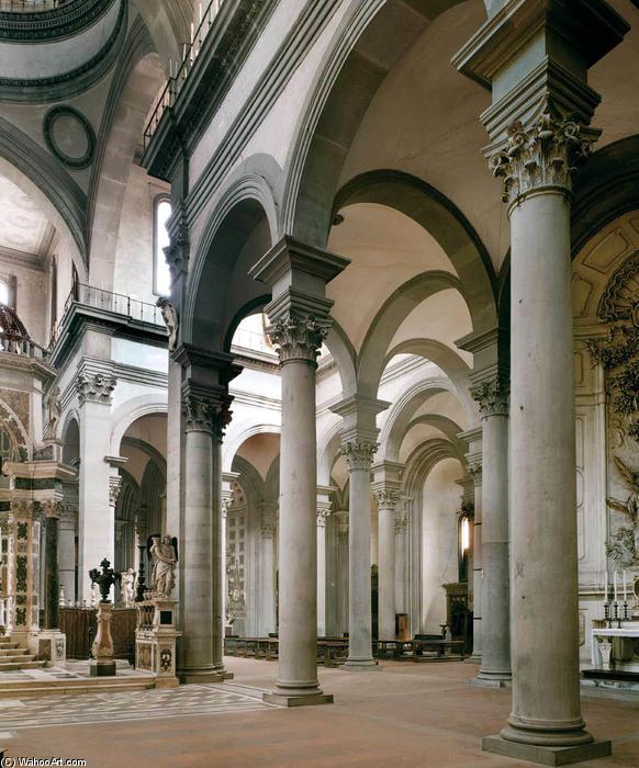 WikiOO.org - אנציקלופדיה לאמנויות יפות - ציור, יצירות אמנות Filippo Brunelleschi - Interior