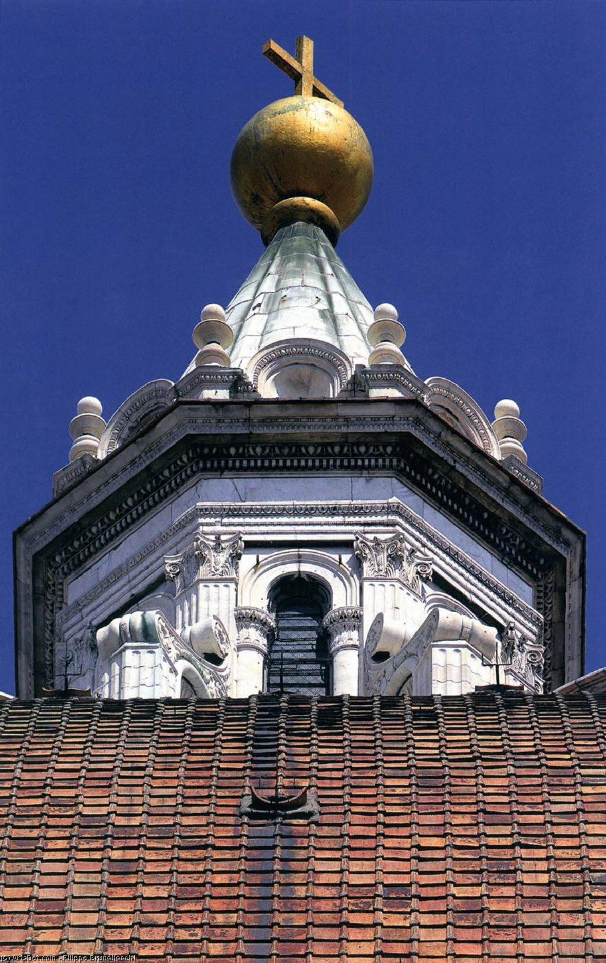 Wikioo.org - The Encyclopedia of Fine Arts - Painting, Artwork by Filippo Brunelleschi - Lantern on the Duomo