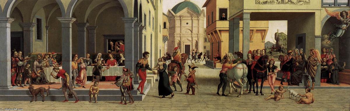 WikiOO.org - Encyclopedia of Fine Arts - Maalaus, taideteos Giuliano Bugiardini - Scenes from the Story of Tobias