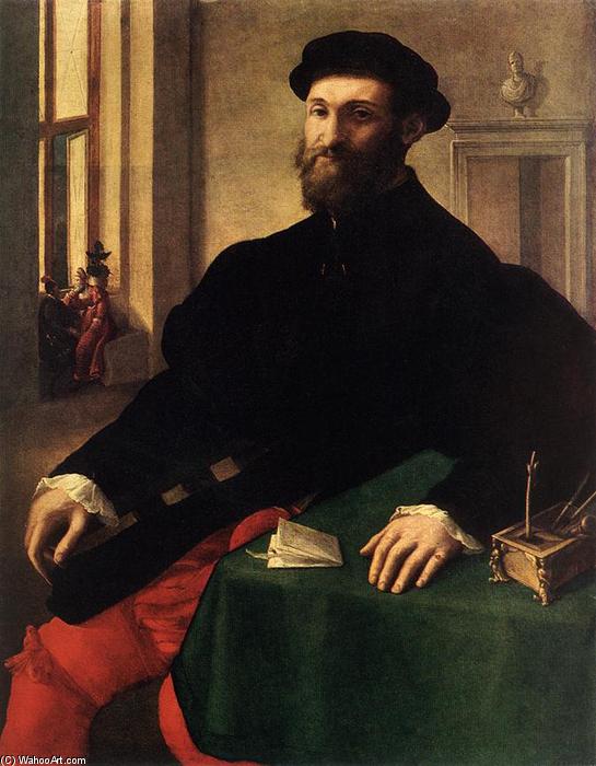 WikiOO.org - دایره المعارف هنرهای زیبا - نقاشی، آثار هنری Giulio Campi - Portrait of a Man