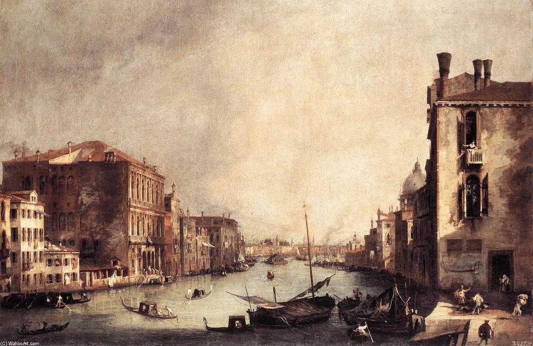 Wikioo.org - The Encyclopedia of Fine Arts - Painting, Artwork by Giovanni Antonio Canal (Canaletto) - Rio dei Mendicanti: Looking South