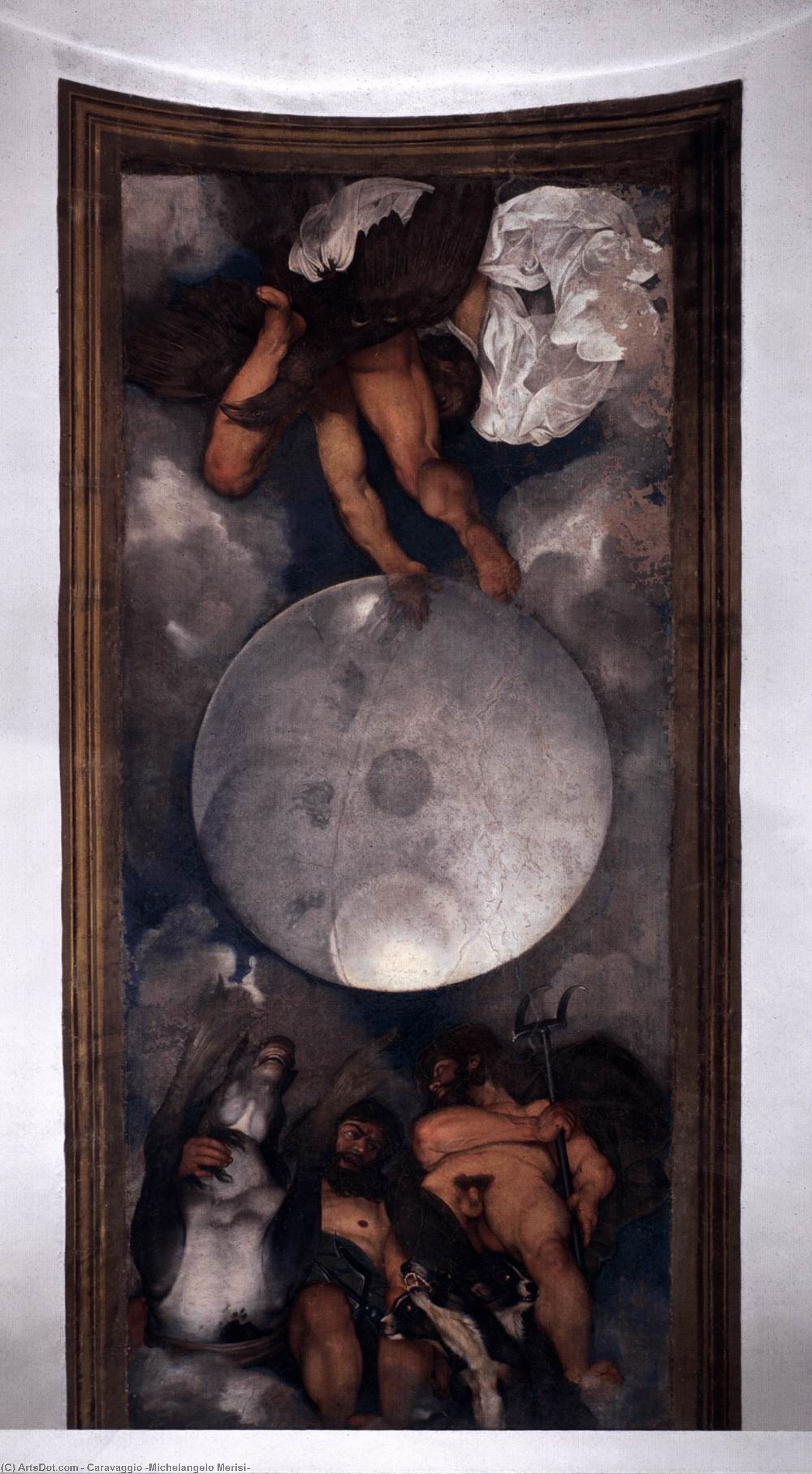 Wikioo.org – La Enciclopedia de las Bellas Artes - Pintura, Obras de arte de Caravaggio (Michelangelo Merisi) - júpiter Neptuno  asícomo  Plutón