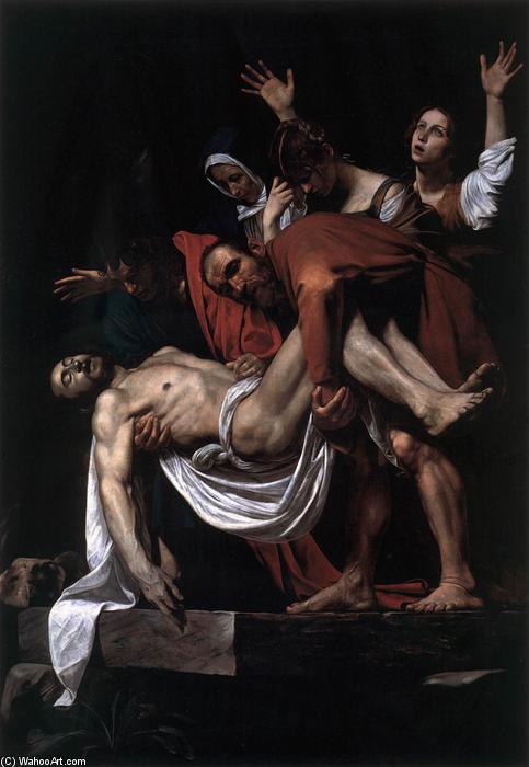 Wikioo.org - The Encyclopedia of Fine Arts - Painting, Artwork by Caravaggio (Michelangelo Merisi) - The Entombment