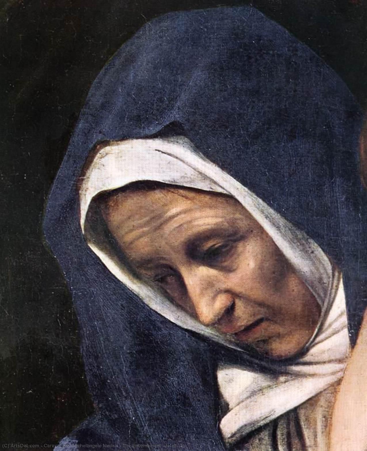 Wikioo.org – L'Encyclopédie des Beaux Arts - Peinture, Oeuvre de Caravaggio (Michelangelo Merisi) - La Mise au tombeau détail  8
