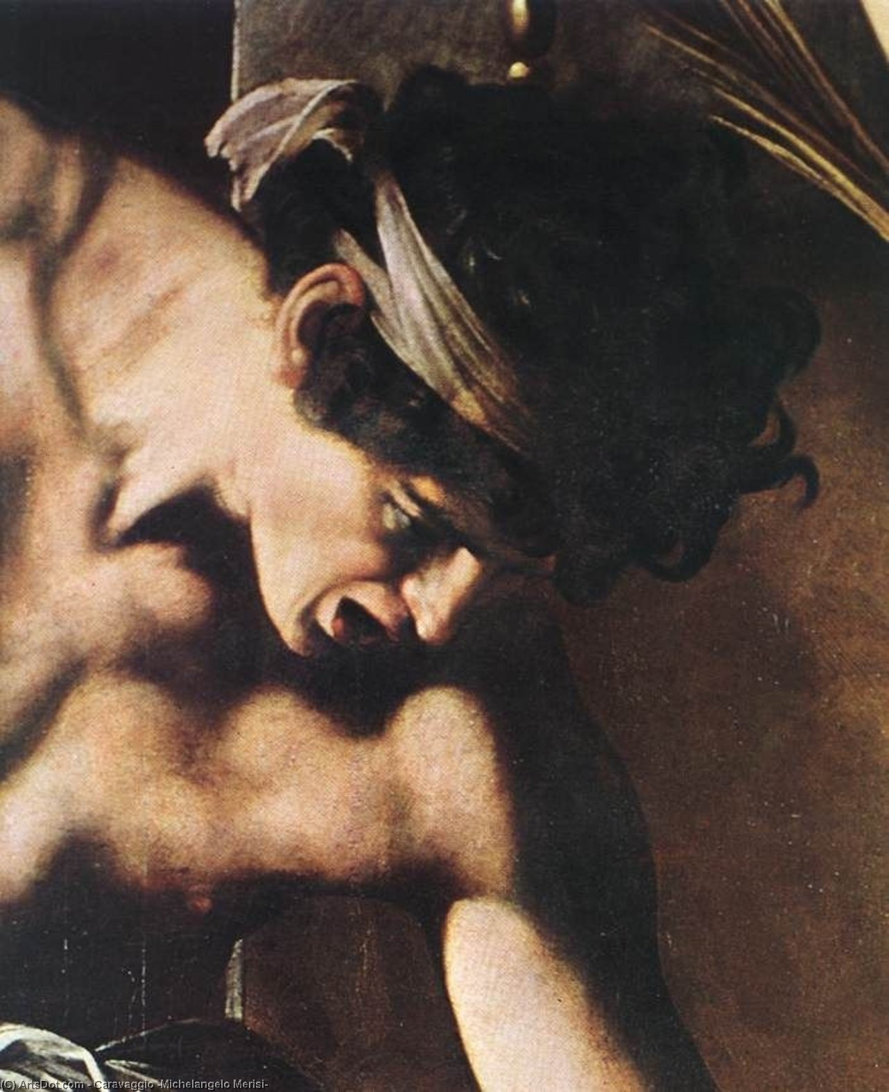 WikiOO.org - Güzel Sanatlar Ansiklopedisi - Resim, Resimler Caravaggio (Michelangelo Merisi) - The Martyrdom of St Matthew (detail) (12)