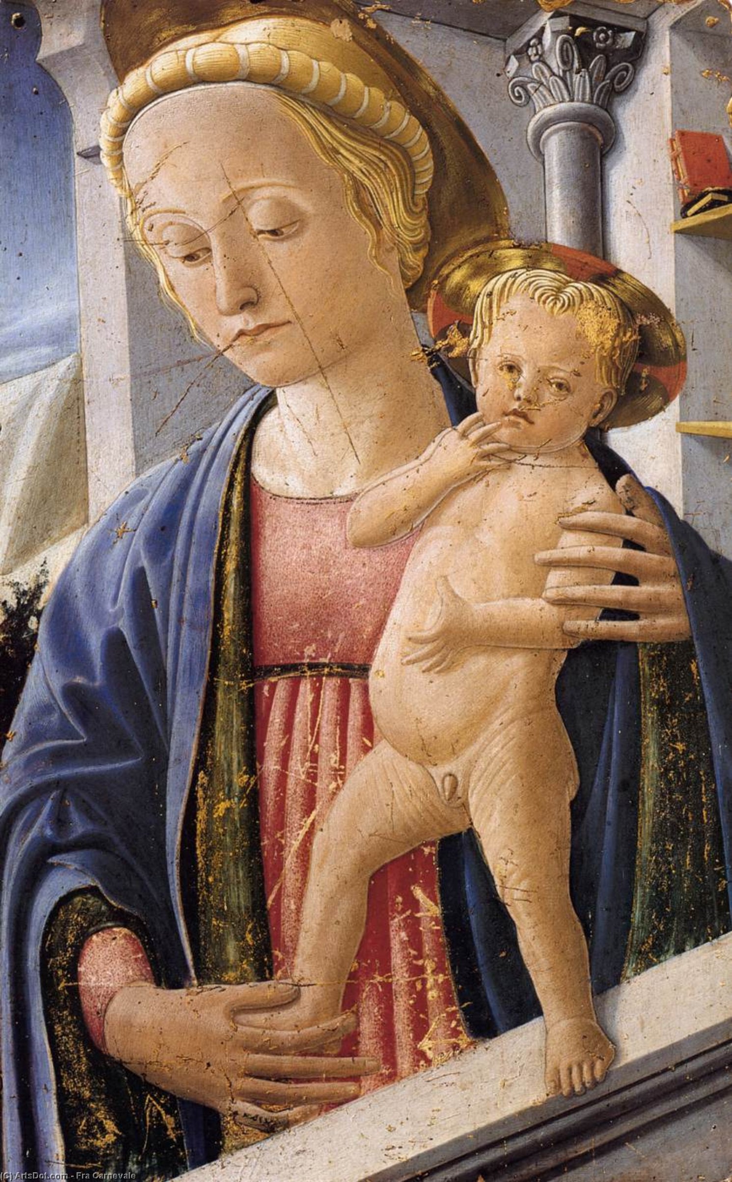 Wikioo.org - The Encyclopedia of Fine Arts - Painting, Artwork by Fra Carnevale - Madonna and Child
