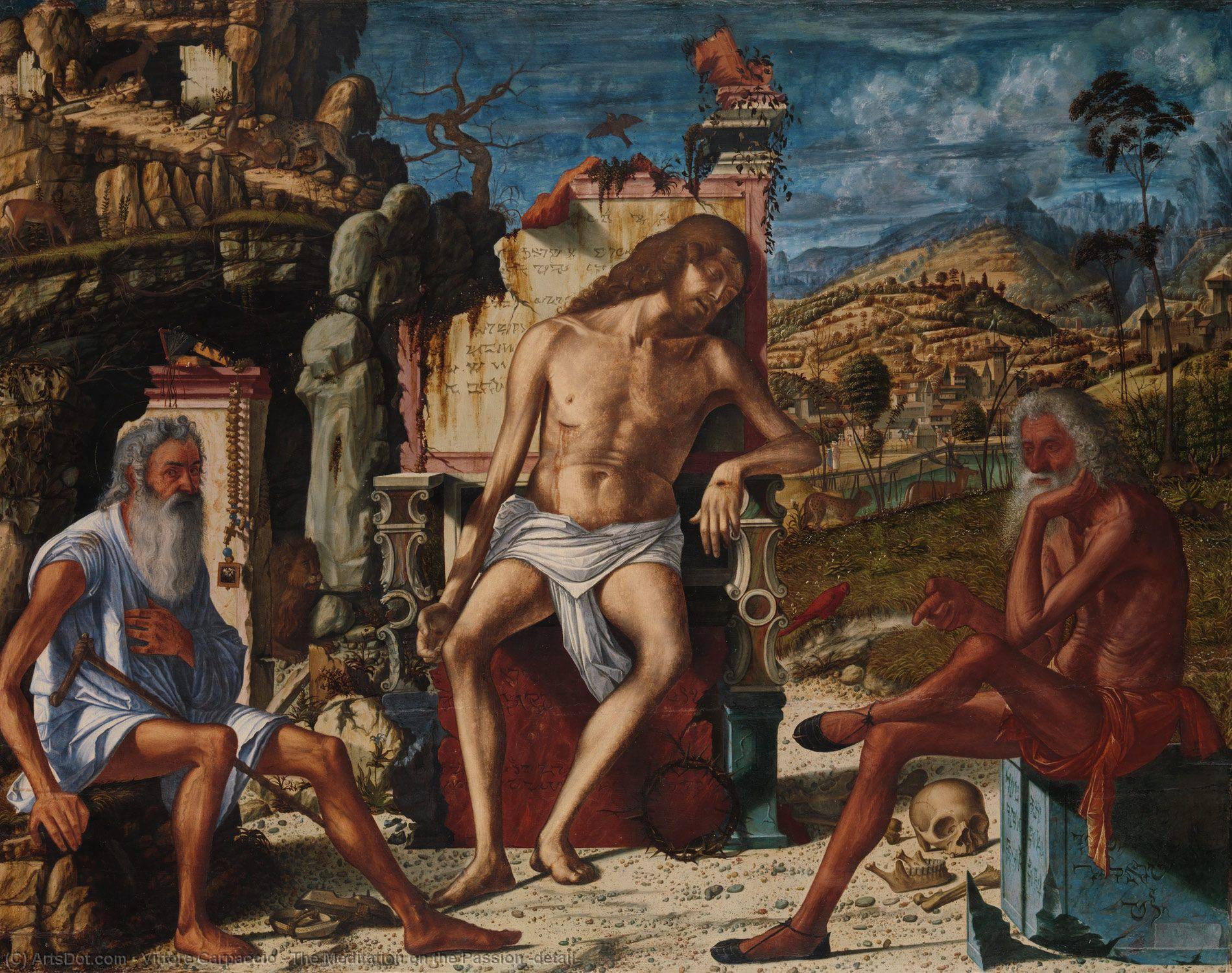 Wikioo.org - The Encyclopedia of Fine Arts - Painting, Artwork by Vittore Carpaccio - The Meditation on the Passion (detail)