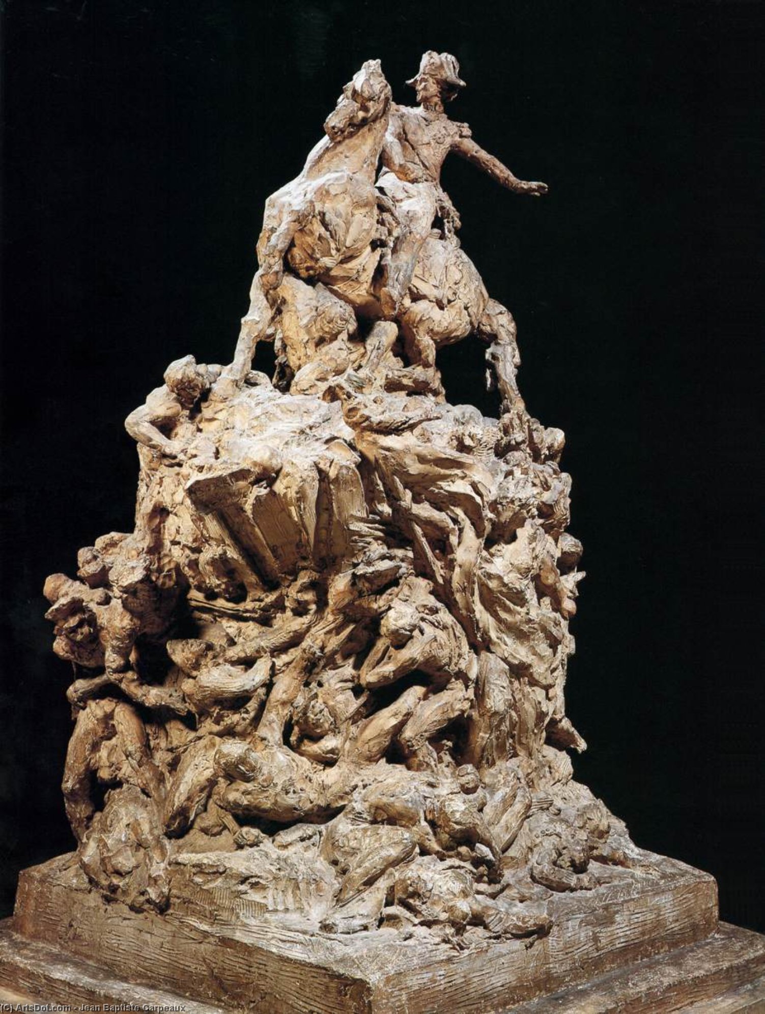 Wikioo.org - The Encyclopedia of Fine Arts - Painting, Artwork by Jean Baptiste Carpeaux - Sketch for the Marshal Moncey Monument