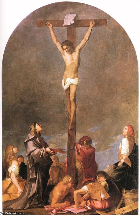 WikiOO.org - Enciclopedia of Fine Arts - Pictura, lucrări de artă Giulio Carpioni - Crucifixion