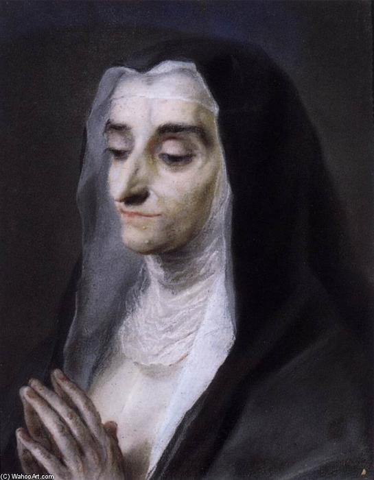 Wikioo.org - The Encyclopedia of Fine Arts - Painting, Artwork by Rosalba Carriera - Portrait of Sister Maria Caterina